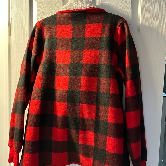 NWT Checkered fur inside jacket - Picture 3 of 3